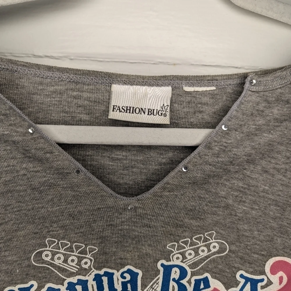 Fashion Bug Rock Start Baby Tee Woman's XL - Picture 4 of 4